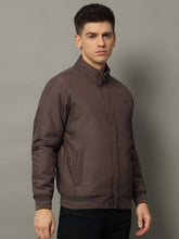 Puffer Jackets for Men – Lightweight, Water-Resistant Brown Bomber Jacket with Contemporary Styling