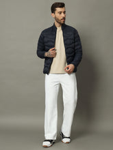 Puffer Jackets for Men – Lightweight, Water-Resistant Navy Blue Quilted Jacket with Sleek Design