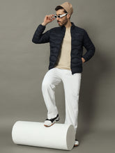 Puffer Jackets for Men – Lightweight, Water-Resistant Navy Blue Quilted Jacket with Sleek Design