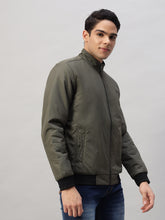 Winter Jackets for Men – Lightweight, Water-Resistant Black Bomber Jacket with Classic Appeal