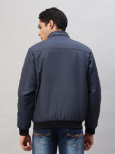 Winter Jackets for Men – Lightweight, Water-Resistant Black Bomber Jacket with Classic Appeal