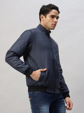 Winter Jackets for Men – Lightweight, Water-Resistant Black Bomber Jacket with Classic Appeal