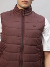 Men's Lightweight Maroon Sleeveless Quilted Puffer Jacket – Water-Resistant, Ultra-Comfortable, Stylish Outerwear