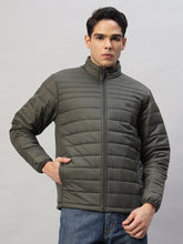 Men's Lightweight Solid Quilted Puffer Jacket