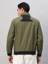 Men’s Stylish Windcheater Jacket – Lightweight, Durable Olive Green Polyester Windbreaker