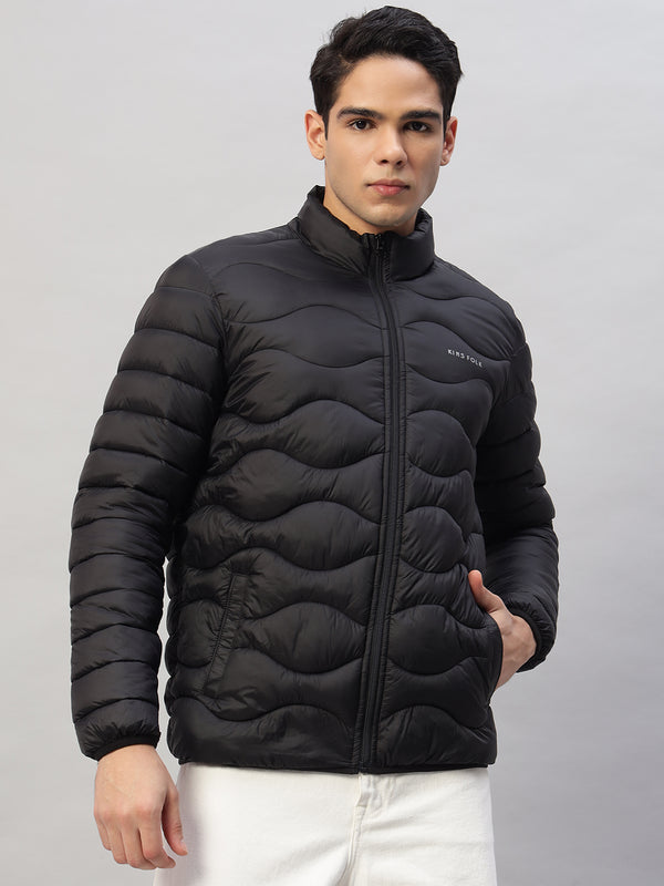 Puffer Jackets for Men – Lightweight, Water-Resistant Black Quilted Jacket with Sleek Design