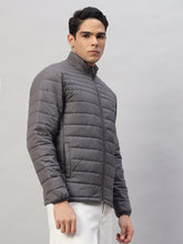 Men's Lightweight Solid Quilted Puffer Jacket