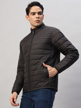 Men's Lightweight Solid Quilted Puffer Jacket